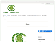 Tablet Screenshot of greenconnectionsok.org